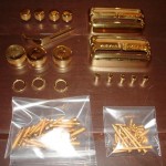 24k gold plating | guitar hardware | after