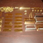 24k gold plating | guitar hardware | before