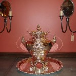 urn & tray | silver plate | restoration