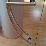 custom door handle | polished nickel | restoration | before
