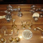 plumbing fixtures | polished brass & lacquer | plating | before