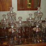 glass candelabra | sterling silver | restoration