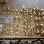 custom hardware | polished nickel | before